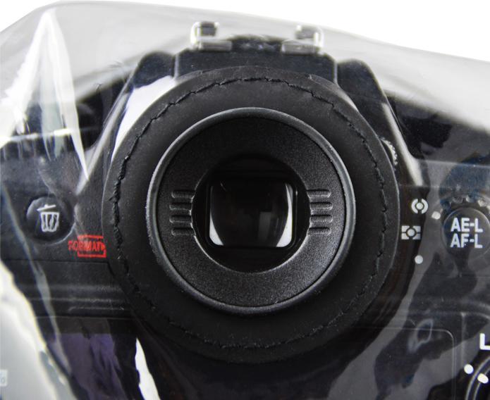 Actual product image JJC Rain cover with eyepiece for Nikon