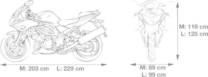 Actual product image Cartrend Motorcycle/scooter garage