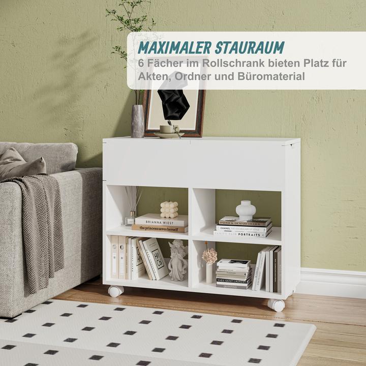 Produktbild Relaxdays Rollcontainer (70 x 30 x 61 cm)