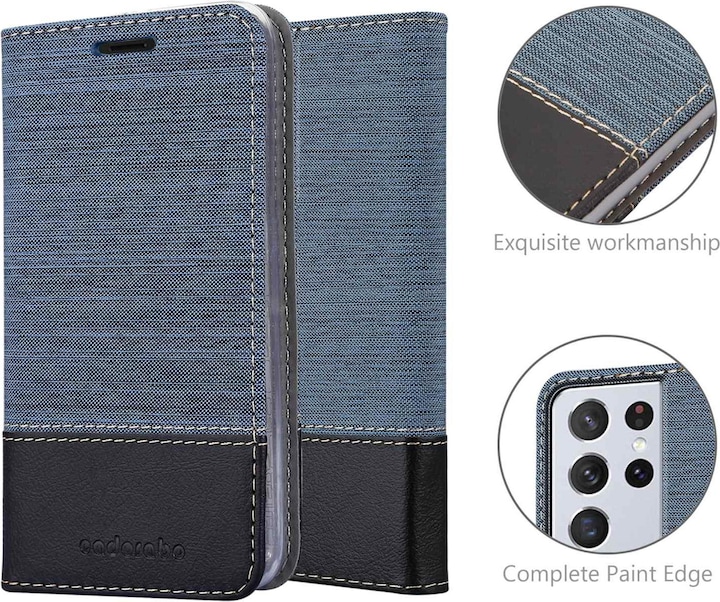 Actual product image Cadorabo Jeans Book Cover (Samsung Galaxy S22 Ultra)