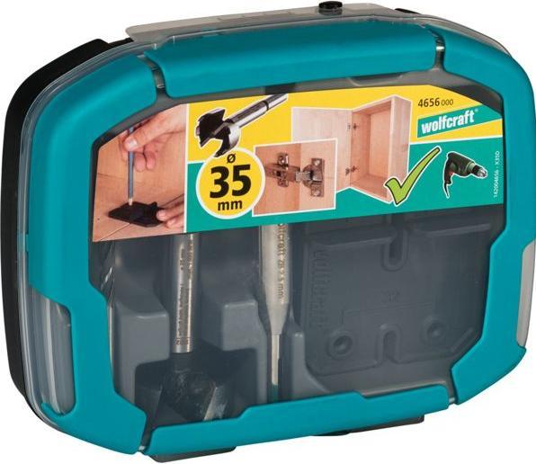 Actual product image wolfcraft 1 hinge hole set 35 mm (2.5 mm, 35 mm, 5 mm)