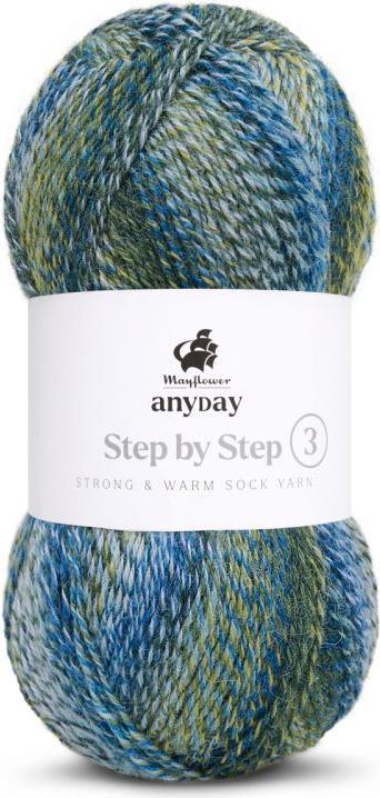 Dark Blue, Dark green, Light blue, Olive green