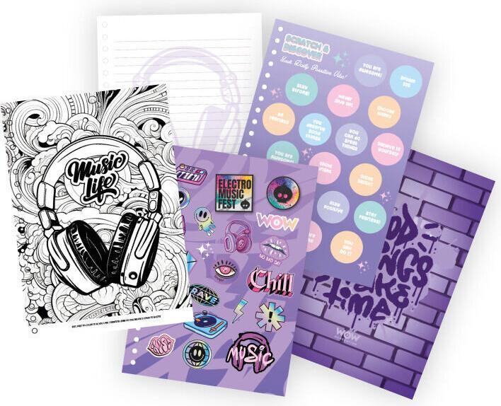 Immagine prodotto Kids Licensing Wow Generation Dj Alana A5 notebook (A5)