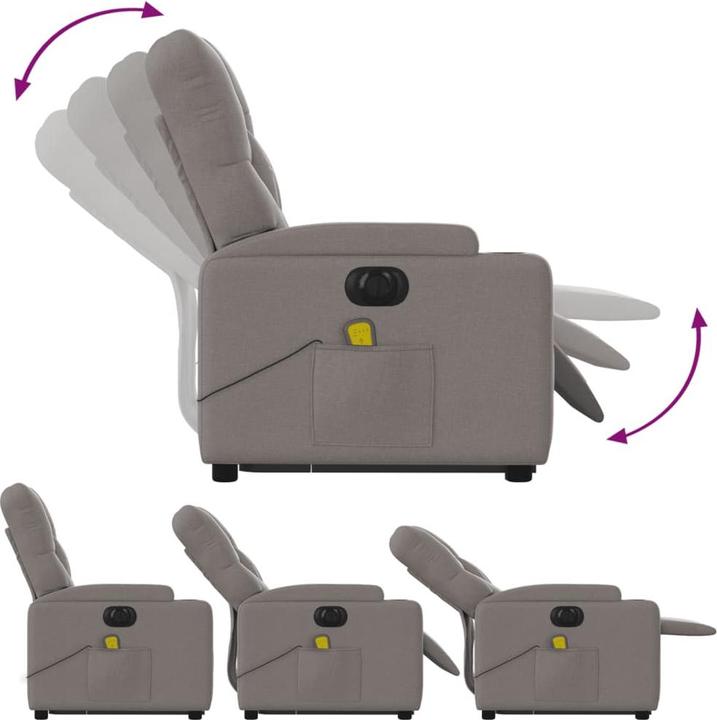 Image du produit vidaXL Massagesessel mit Aufstehhilfe