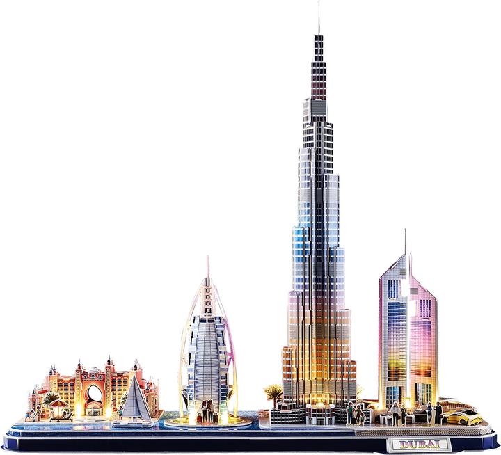 Actual product image Cubicfun Dubai LED (182 pieces)
