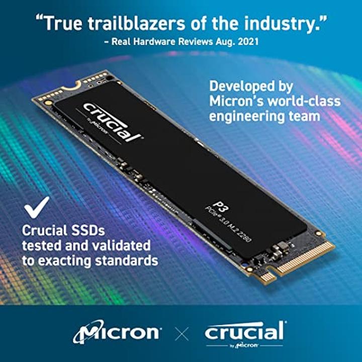 Immagine prodotto Crucial P3 (1000 GB, M.2 2280)