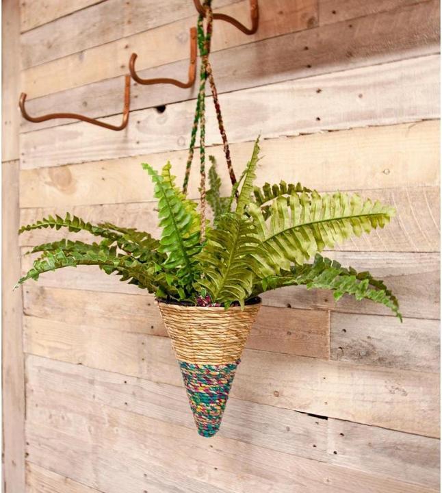 Produktbild Ambiance Technology Artisan Pflanzenkorb konisch klein assortiert, 22 x 16 cm (16 cm)