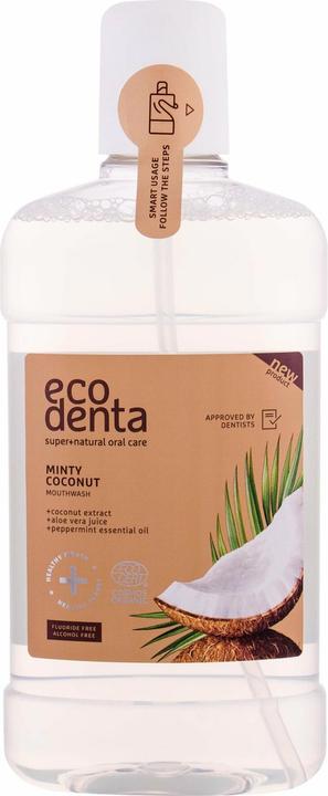 Ecodenta Noix de coco mentholée biologique (500 ml, Rince-bouche)