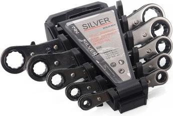 Silver KLUCZE OCZKOWE Z GRZECHOTKĄ 5 elem. (6-22mm)