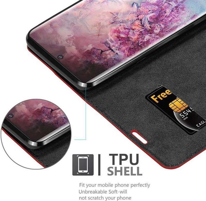 Actual product image Cadorabo Book Invisible Magnet Cover (Samsung Galaxy Note 10+)