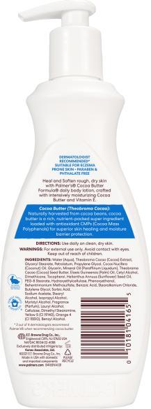 Actual product image Palmers Cocoa Butter Formula (Body cream, 400 ml)
