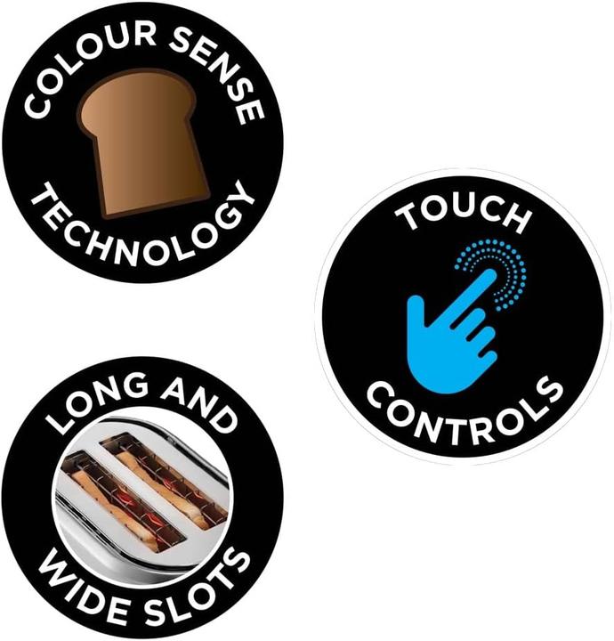 Actual product image Russell Hobbs 26210-56 Attentiv Toaster