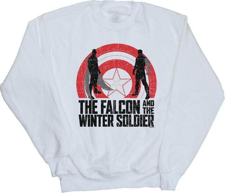 Produktbild The Falcon And The Winter Soldier Shield Silhouettes Sweatshirt (S)