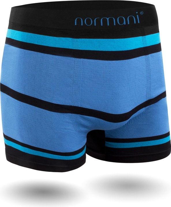 Produktbild Normani 12 Stück Mikrofaser-Boxershorts für Herren (S/M, 12er Pack)