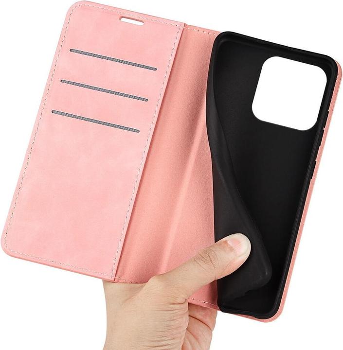 Actual product image Cover-Discount iPhone 15 Plus - Stand Flip Case Cover pink (Apple iPhone 15 Plus)