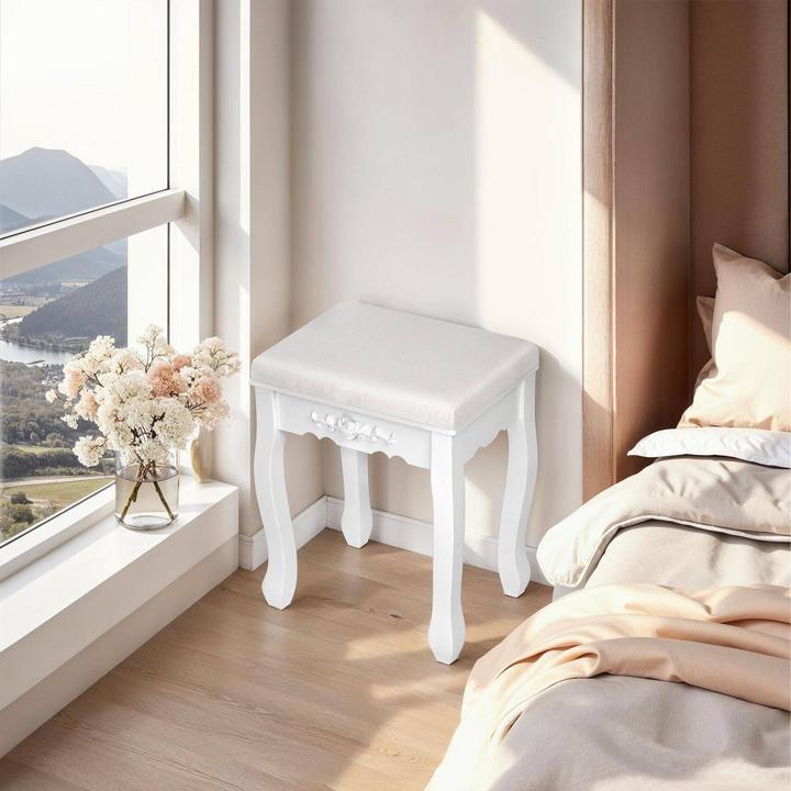 Image du produit tectake Coiffeuse (40 x 40 x 145 cm)