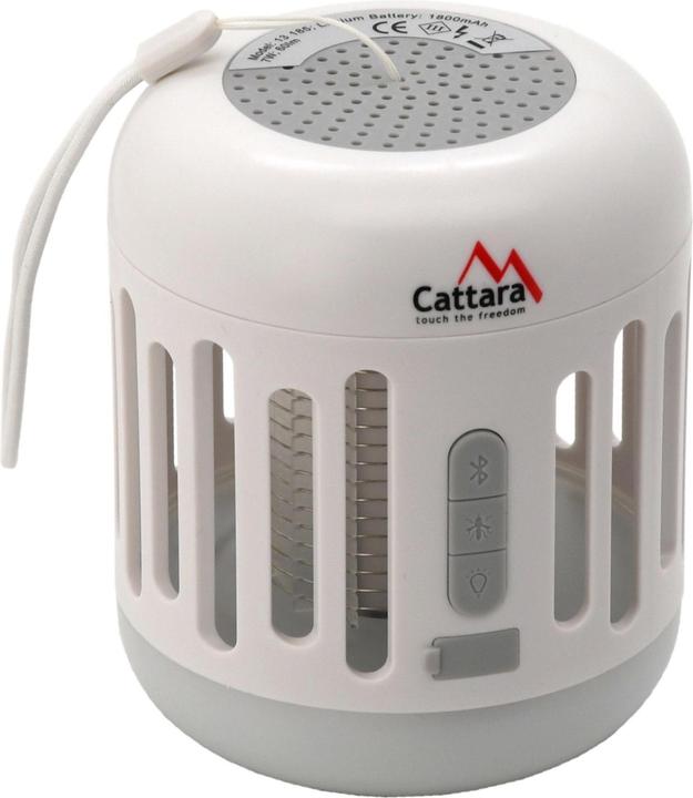 Actual product image Cattara MUSIC CAGE Rechargeable Bluetooth Flashlight + UV Insect Catcher