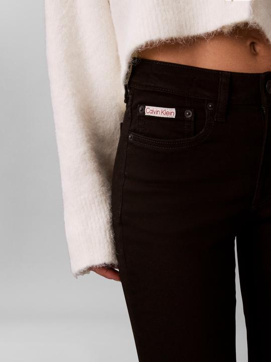 Actual product image Calvin Klein Jeans Mid Rise Skinny Ck Classic Black (W28/L32)