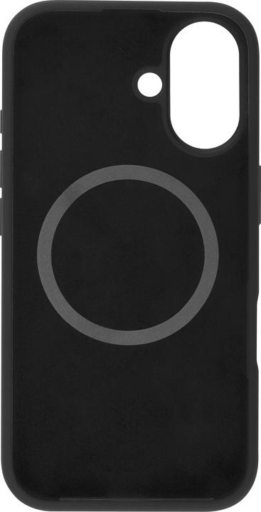 Actual product image FoneKit MagSafe Compatible Liquid Silicone Case, iPhone 16, black (Apple iPhone 16)