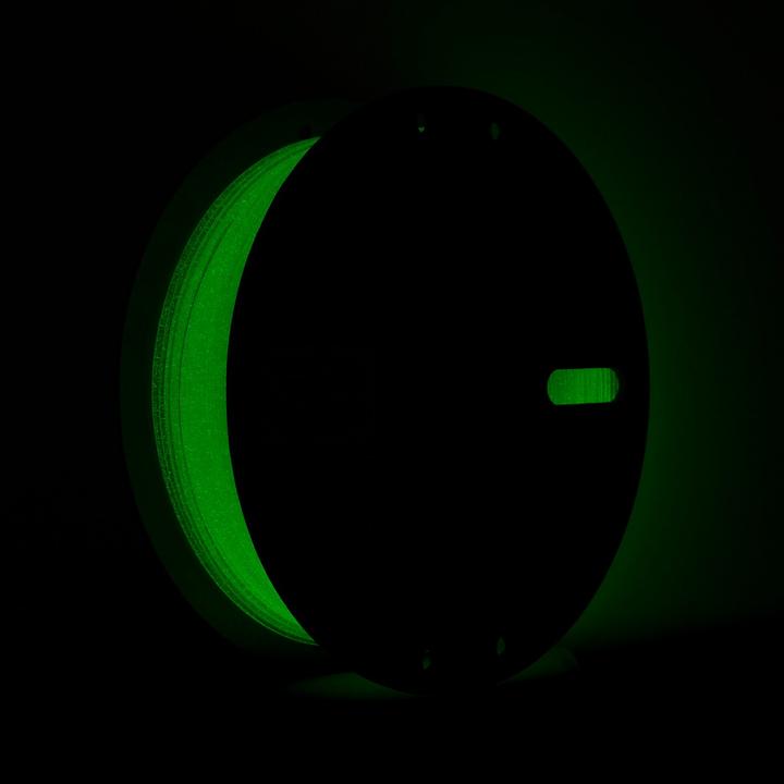 Actual product image R3D PLA Glow in the Dark Mystery Neongrün Filament 1.75mm 1Kg (PLA, 1.75 mm, 1000 g, Green)