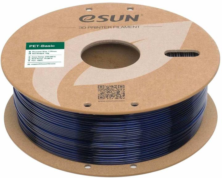 Actual product image eSUN Filament PET Basic Blau 1.75 mm 1 kg (PET, 1.75 mm, 1000 g)