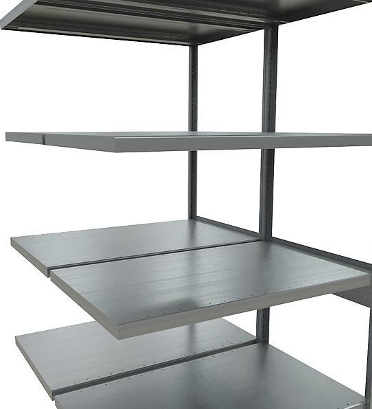 Actual product image eurokraft pro Boltless shelving, double row