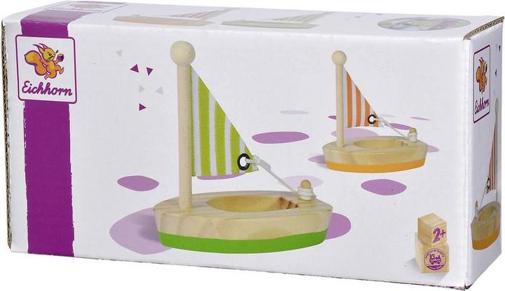 Actual product image Eichhorn Houten Zeilbootjes, 2st.