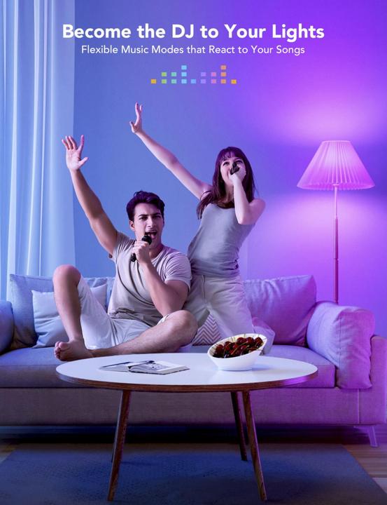 Actual product image Govee Smart Light Bulb (E27, 9 W, 1200 lm, 1 x, F)