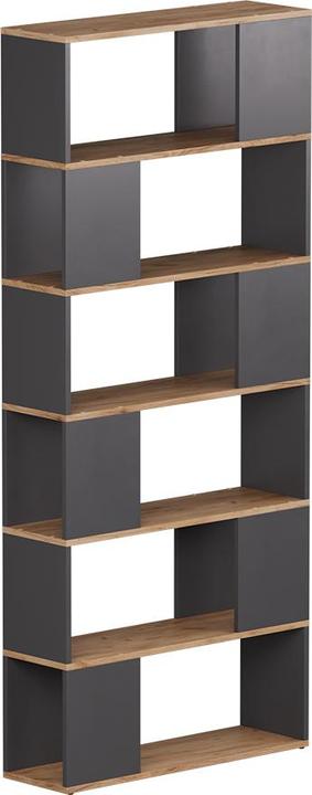 Anthracite/golden oak