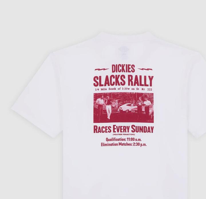 Immagine prodotto Dickies Slacks Rally Ss Tee White (XL)