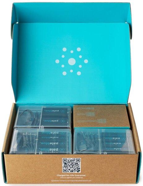 Produktbild Pale Blue Home Conversion Kit USB-C (28 Stk., D, AA, AAA, 9V Block, 5000 mAh)