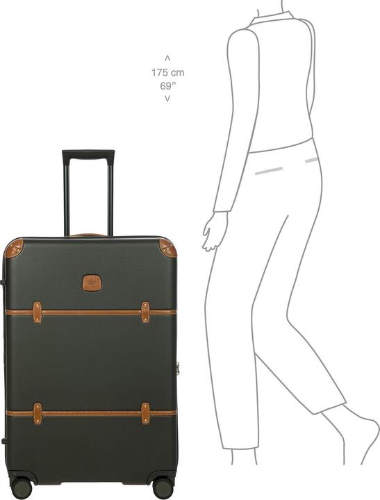 Image du produit Brics Bellagio 4 roues trolley 76 cm avec soufflet extensible (96 l)