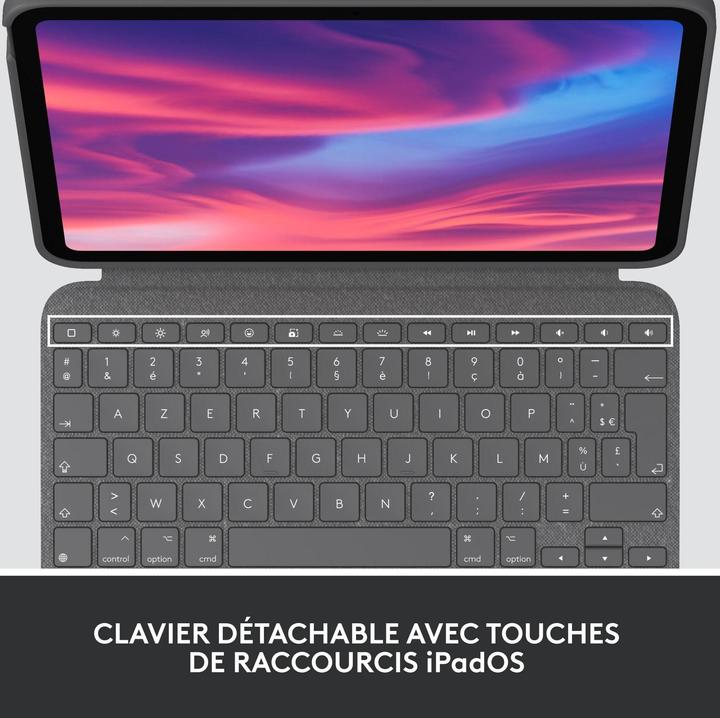 Immagine prodotto Logitech Combo Touch Per Ipad (10a Generazione) (CH, iPad 2022 (10a generazione), iPad 11)