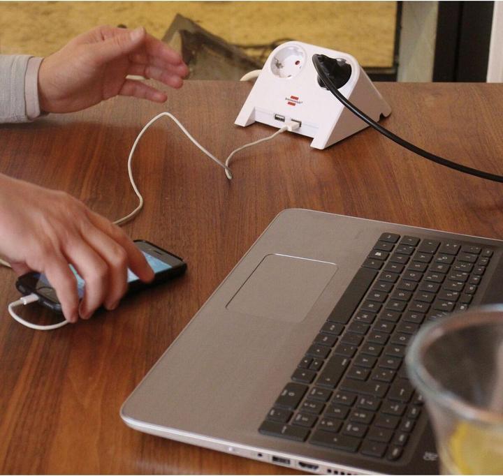 Produktbild Brennenstuhl Desktop Power USB Charger (4x, USB-A, 1.80 m)
