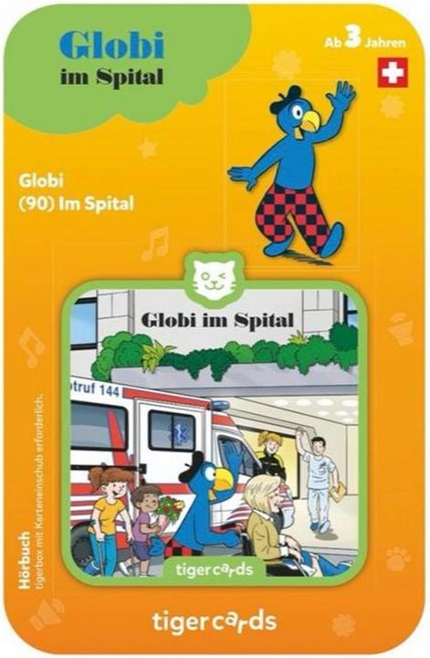 Produktbild Tigermedia Tigercard Globi Folge 90: Im Spital (Schweizerdeutsch)