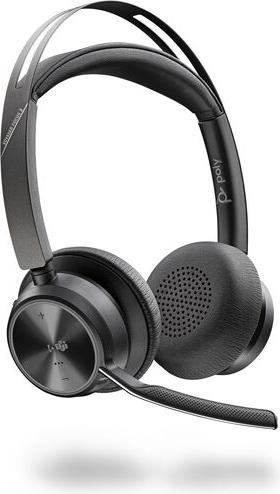 Immagine prodotto Poly Cuffie Voyager Focus 2 USB-C + adattatore USB-C/A + base di ricarica (Senza fili, USB-C)