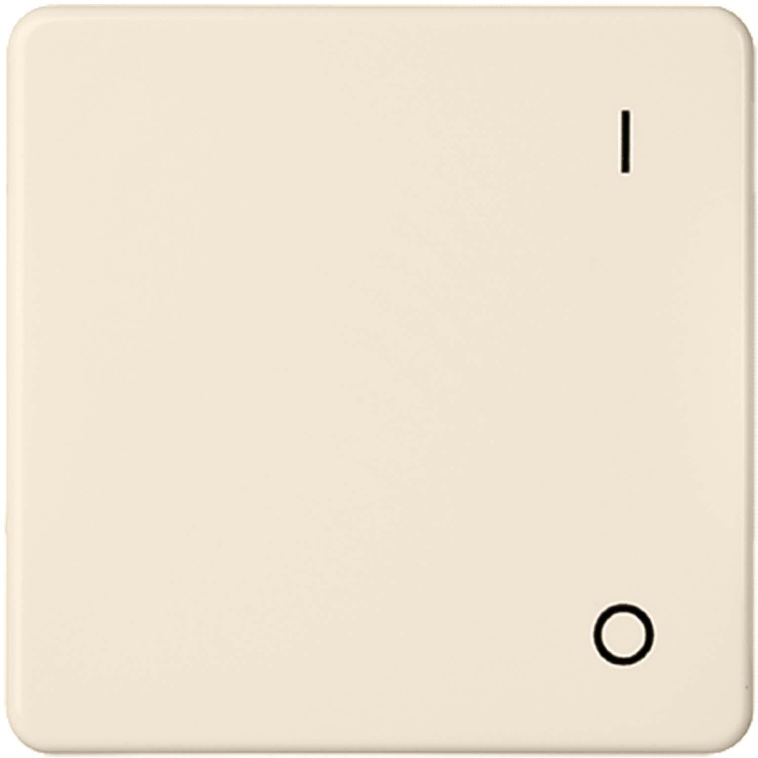 Schneider Electric Wippe Ausschalter 2-polig Kenzeichnung 233204, Taster + Schalter, Weiss