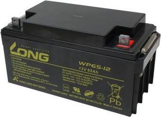 Long WP65-12 WP65-12 Bleiakku 12V 65Ah Blei-Vlies (AGM) (B x H x T) 350 x 174 x 166mm M6-Schraubans (12 V, 65 Ah)