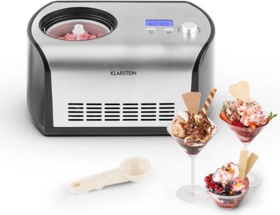 Image du produit Klarstein Snowberry and Choc Machine à glace 1,2l Fonction de maintien au frais InoxLook