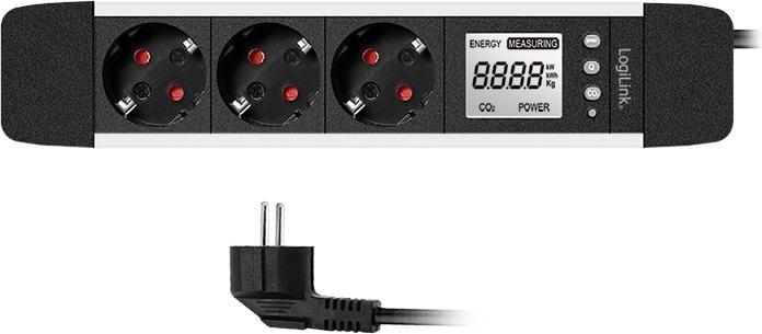 Produktbild LogiLink Prüfen (3 x, CEE 7/3, 1.40 m)