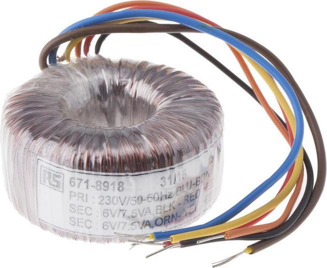Produktbild RS PRO Transformator Ringkern 15VA 2x6V