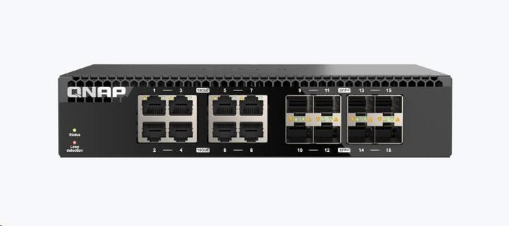 Actual product image QNAP QSW-3216R-8S8T (16 ports)