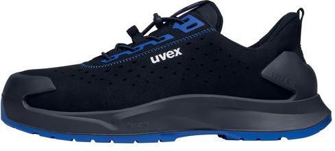 Actual product image Uvex Sports uvex 1 x-craft low shoes S1 68139 black, blue width 12 size 41 (S1, 41)