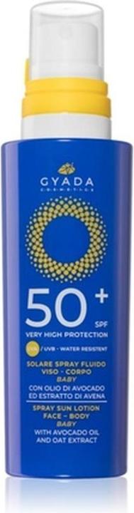 Actual product image Gyada Cosmetics Solar Protective Cream for Face and Body for Children SPF 50+ - 150 ml (Suntan cream, SPF 50+, 150 ml)
