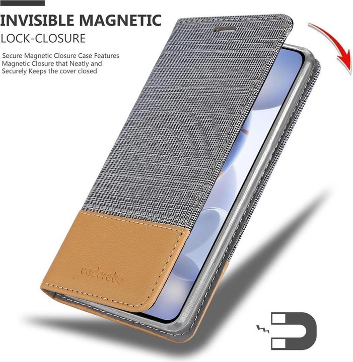Produktbild Cadorabo Book Jeans Optik Cover (LG K30)