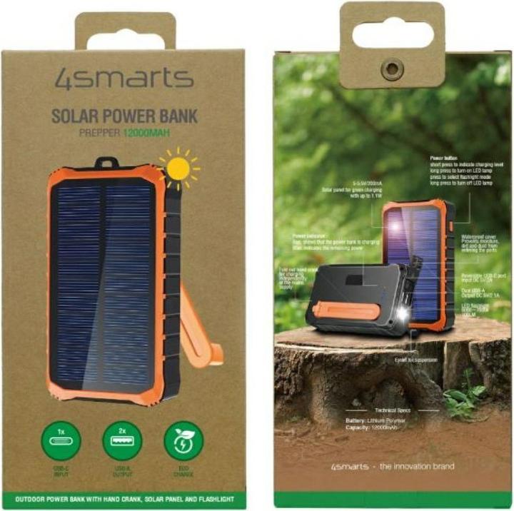 Image du produit 4smarts Prepper (12000 mAh, 10.50 W, 44.40 Wh)