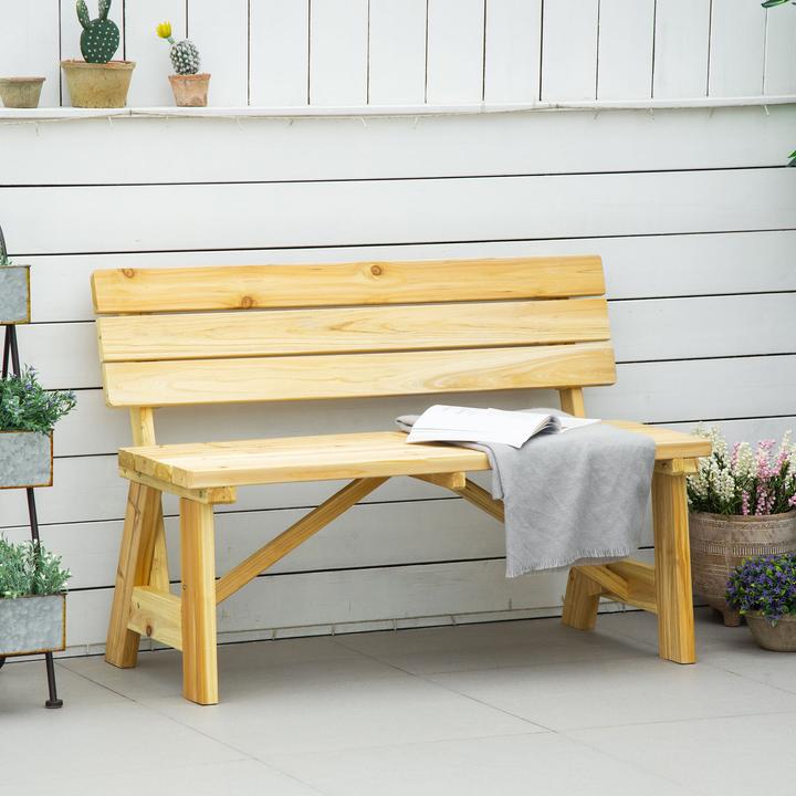 Actual product image Outsunny Garden bench