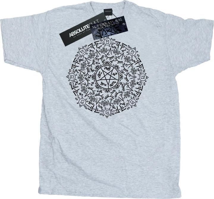 Actual product image Supernatural Mens Symbol Circle T-Shirt (S)