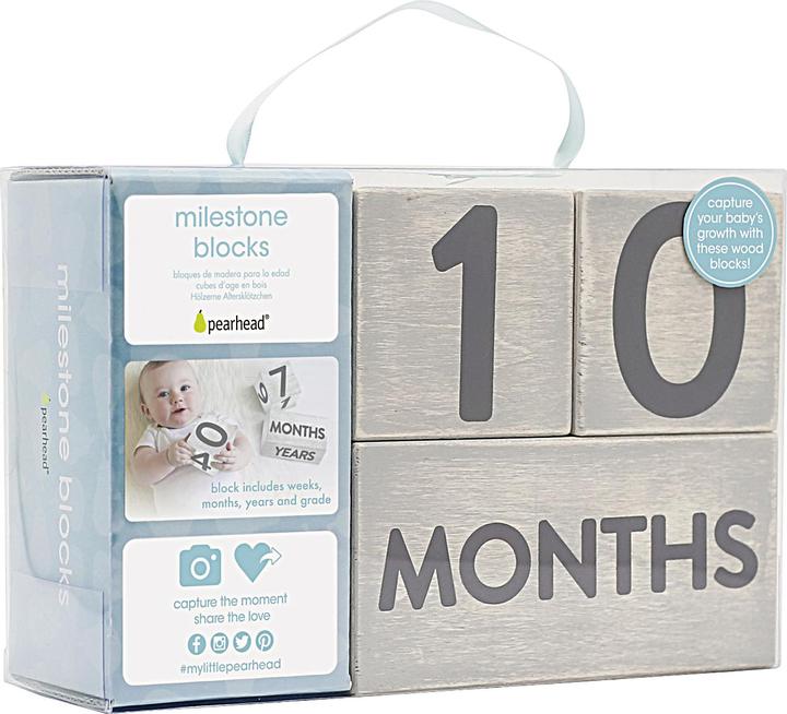 Actual product image Pearhead Age blocks