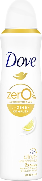 Immagine prodotto Dove Deodorante agli agrumi e alla pesca 150 ml (Getto vaporizzato, 150 ml)